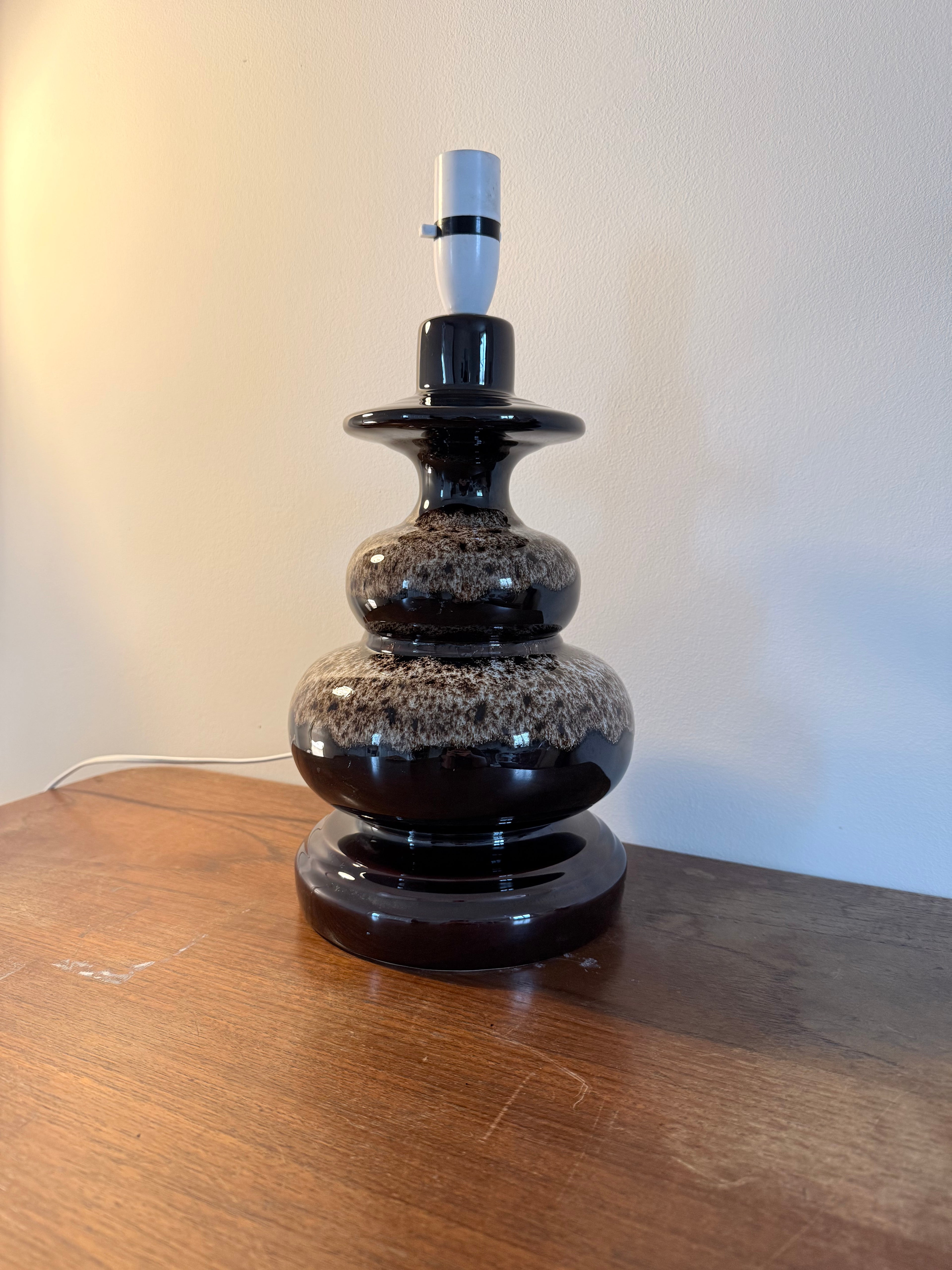 Mid-century 1970-80s ceramic table lamp