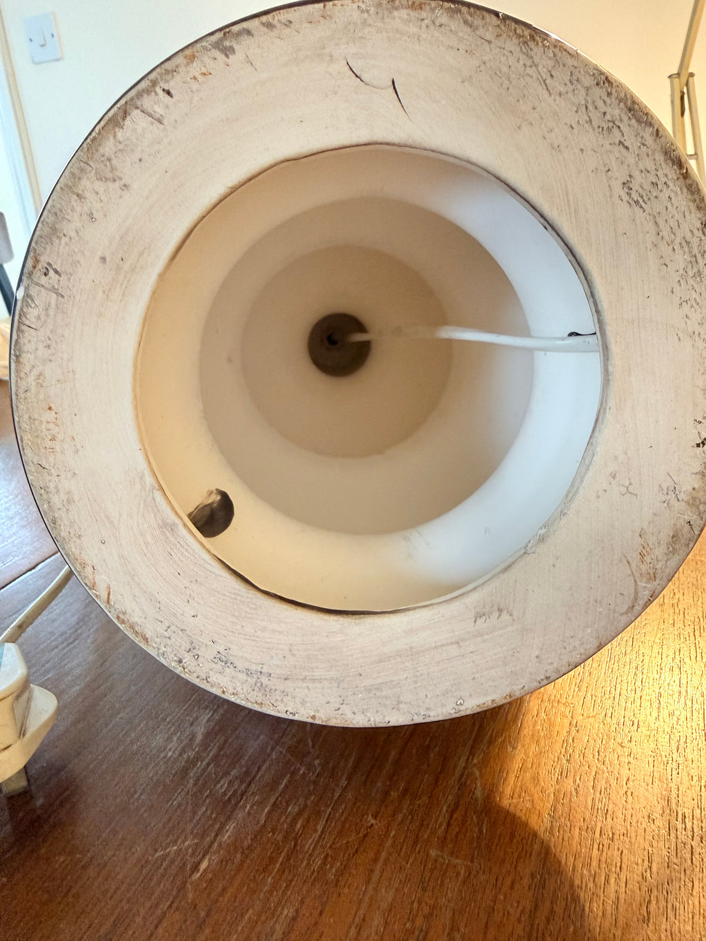 Mid-century 1970-80s ceramic table lamp