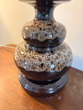 Mid-century 1970-80s ceramic table lamp