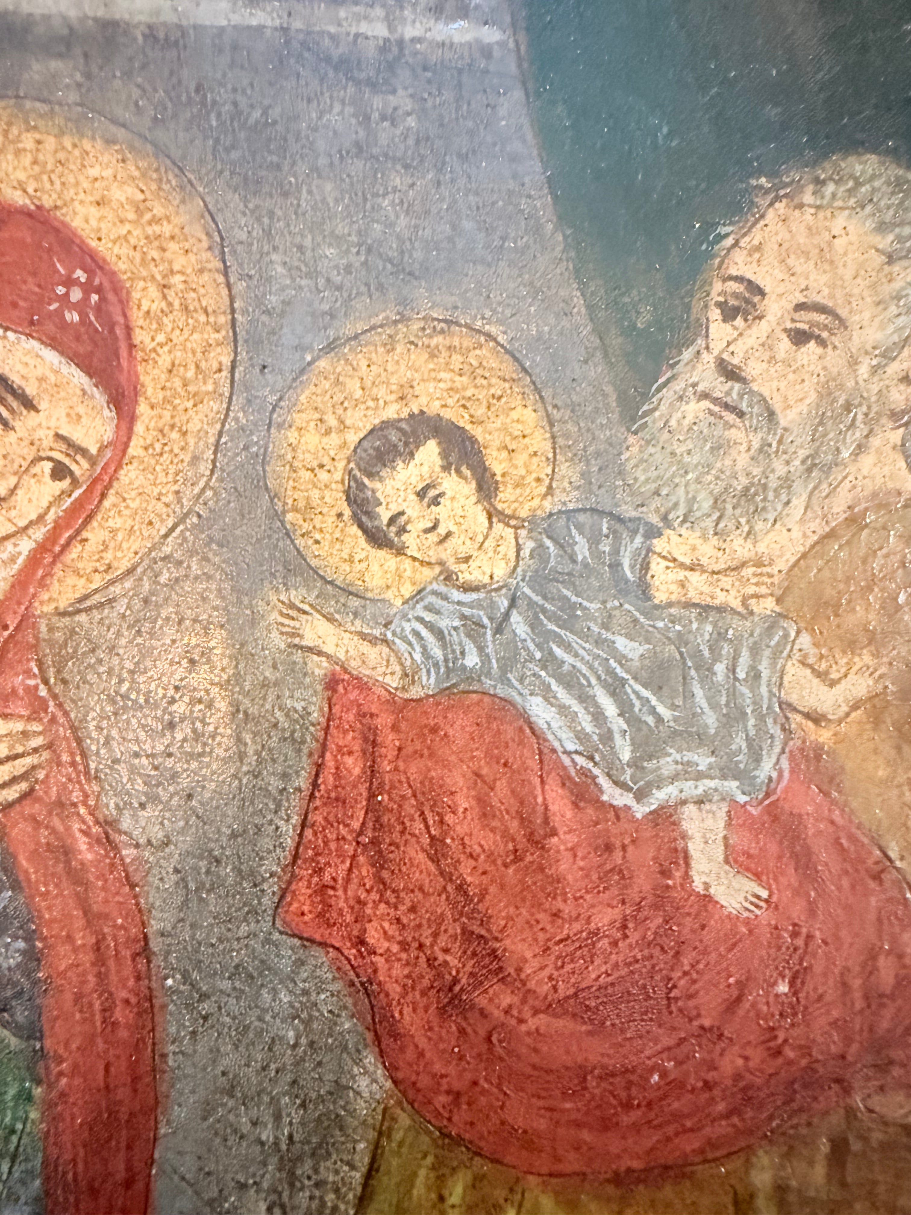 Greek Orthodox Icon of the Presentation of Christ in the Temple