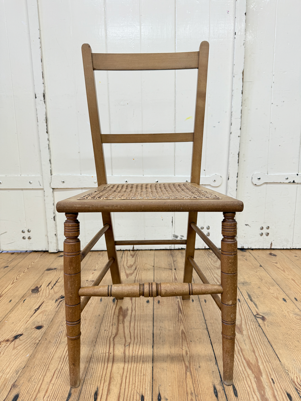 Wooden Chair with Cane Seat