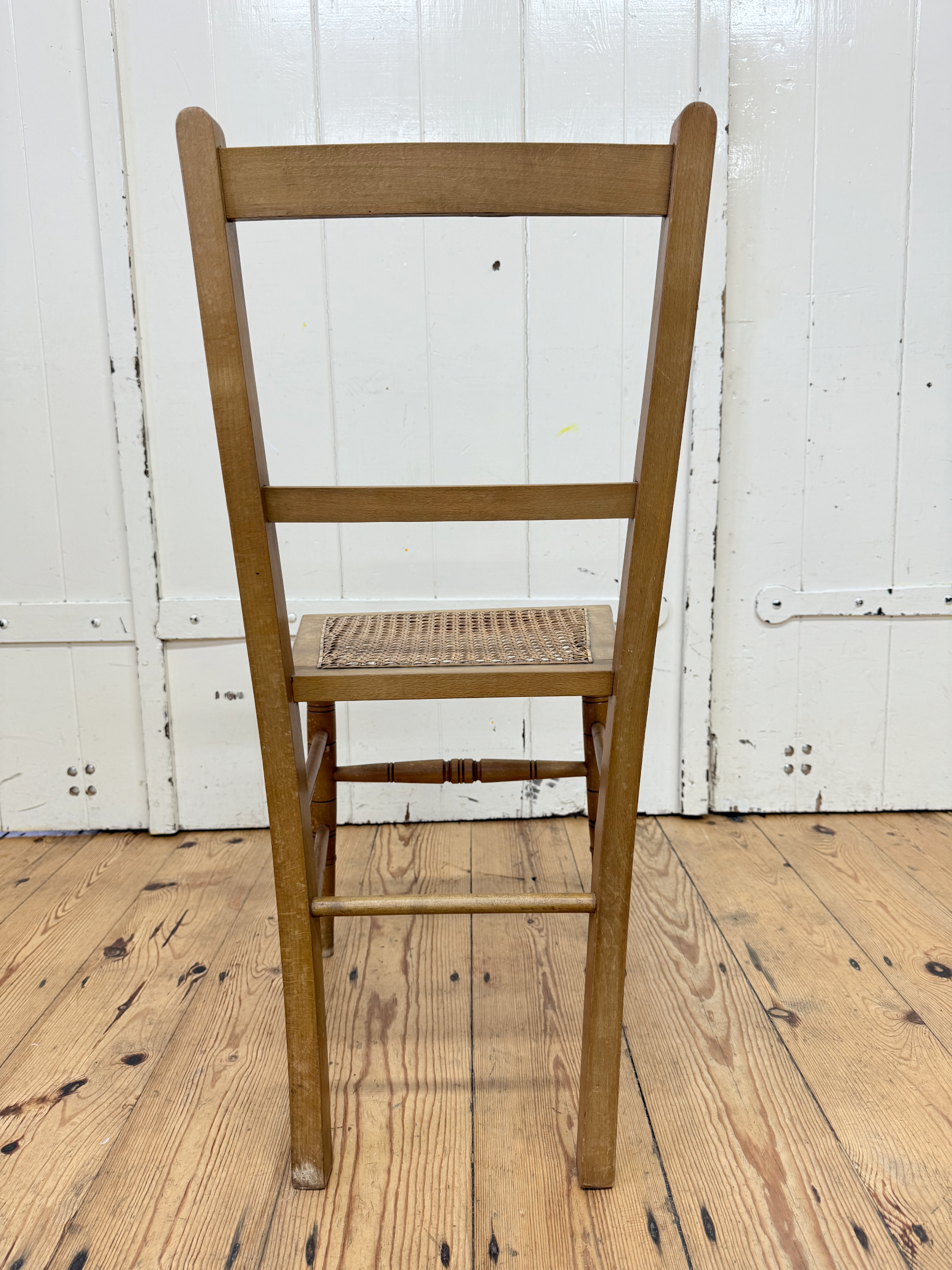 Wooden Chair with Cane Seat