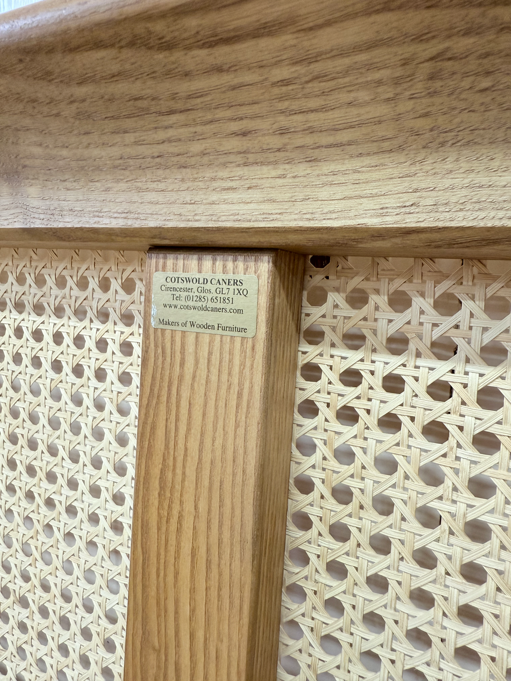 Double Cane Headboard – Cotswold Caners